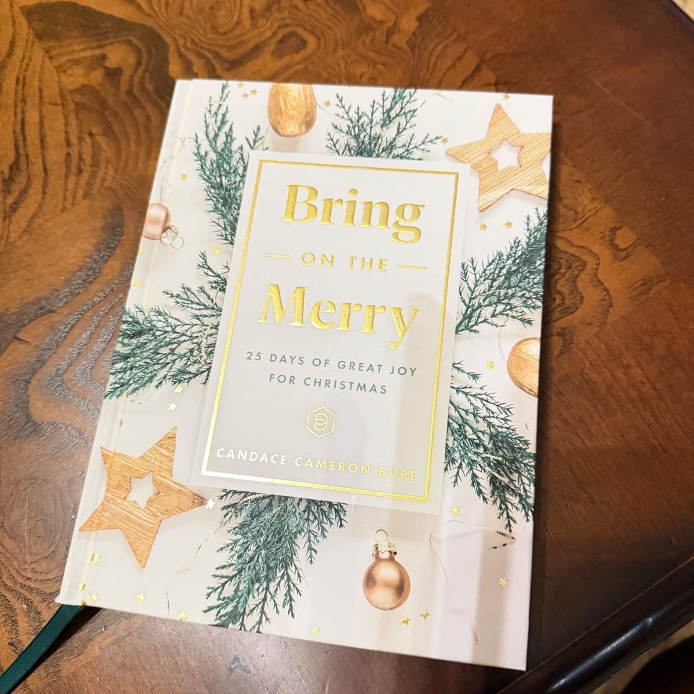 Bring On the Merry Candace Cameron Bure Christmas Devotional Hardcover DaySpring